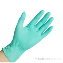 Gants médicaux en latex vert